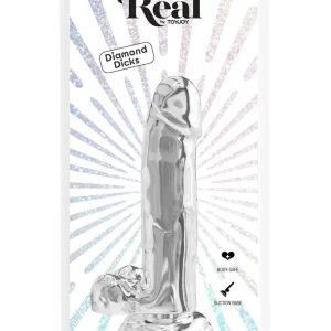 Clear Dildo TPE 18 cm