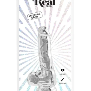Clear Dildo TPE 16 cm