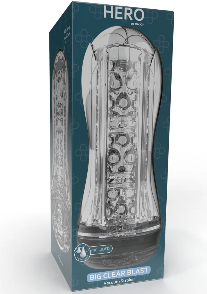 Big Clear Blast Vacuum Stroker